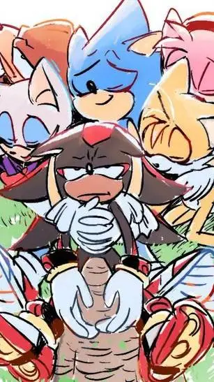 ai character: sonic y sus amigos background