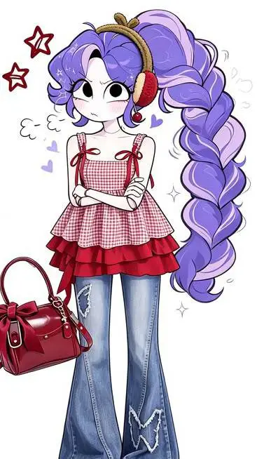 ai character: lily love braids background