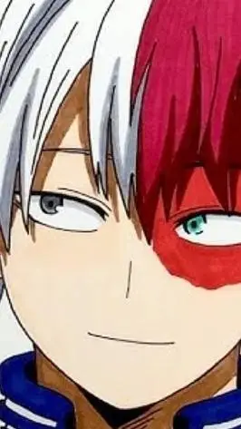 ai character: Shoto Todoroki background
