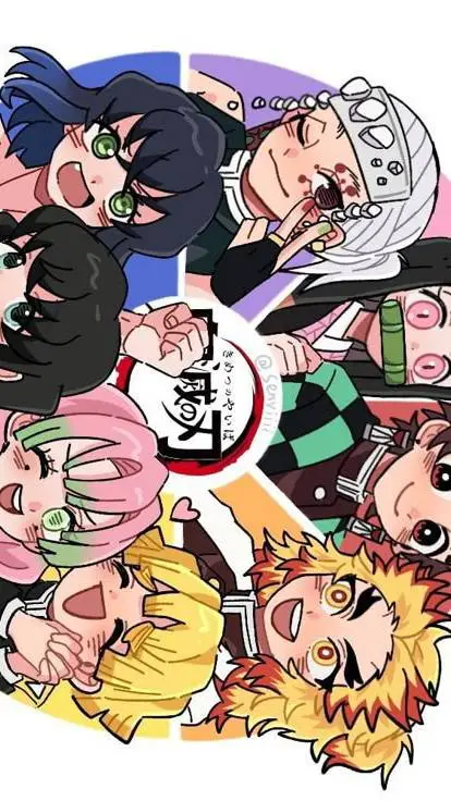 ai character: demon Slayer  background