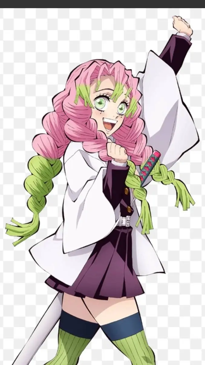 ai character:  Mitsuri (KNY) background