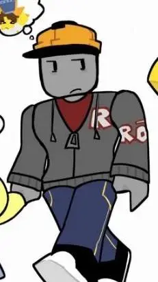 ai character: Builderman  background