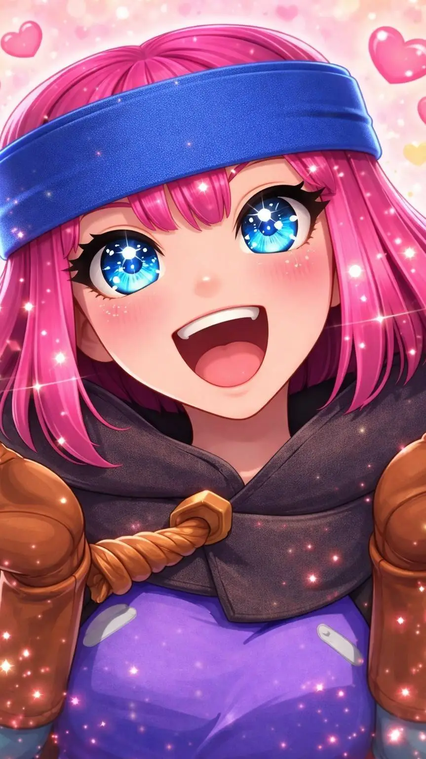 ai character: lanza fuego background