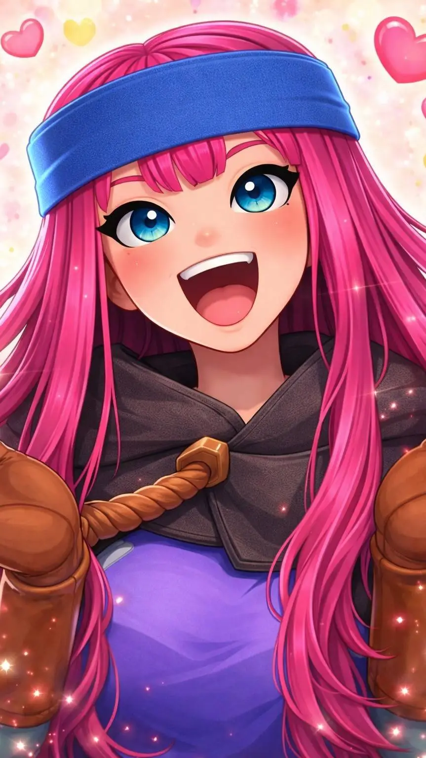 ai character: lanza fuego background