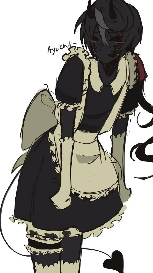 ai character: Maid grox?!  background