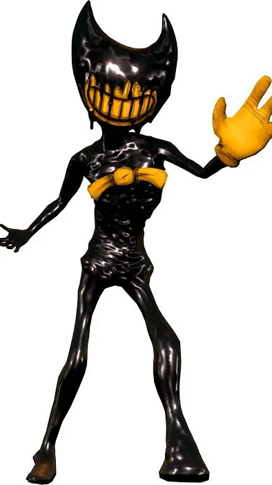 ai character: Bendy from Machine background