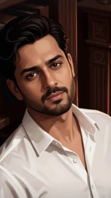 ai character: Arjun Oberoi  background