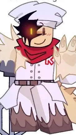 ai character: John Dough  background