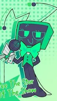 ai character: Vee  background