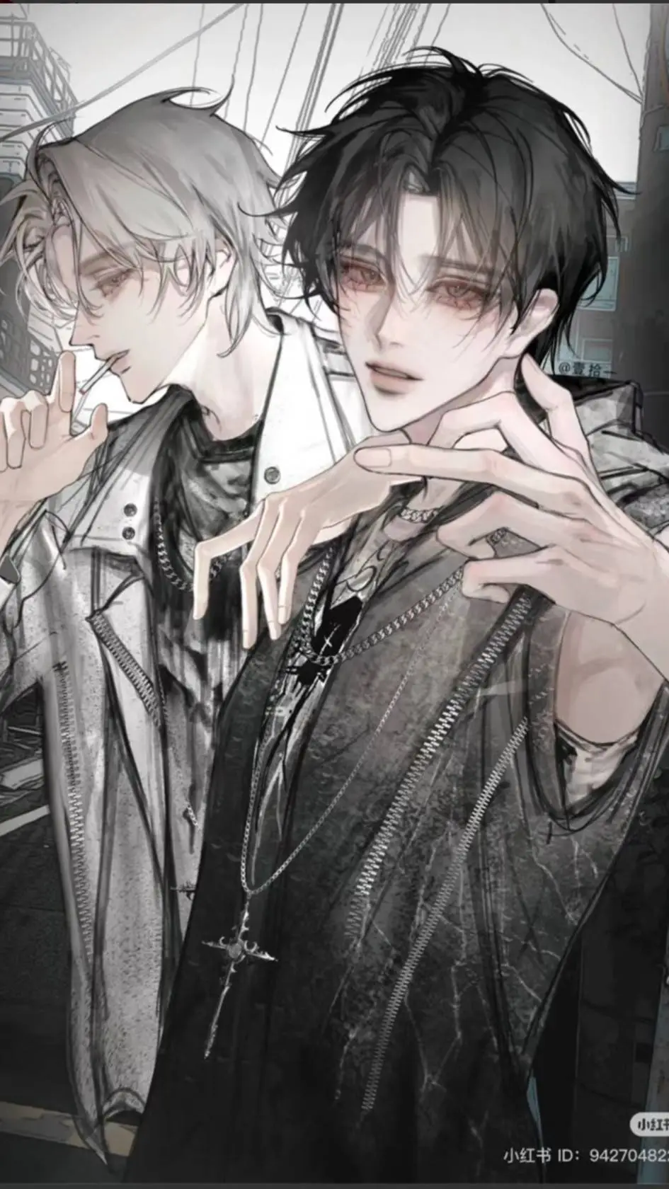 ai character: Secret bf Deku  background