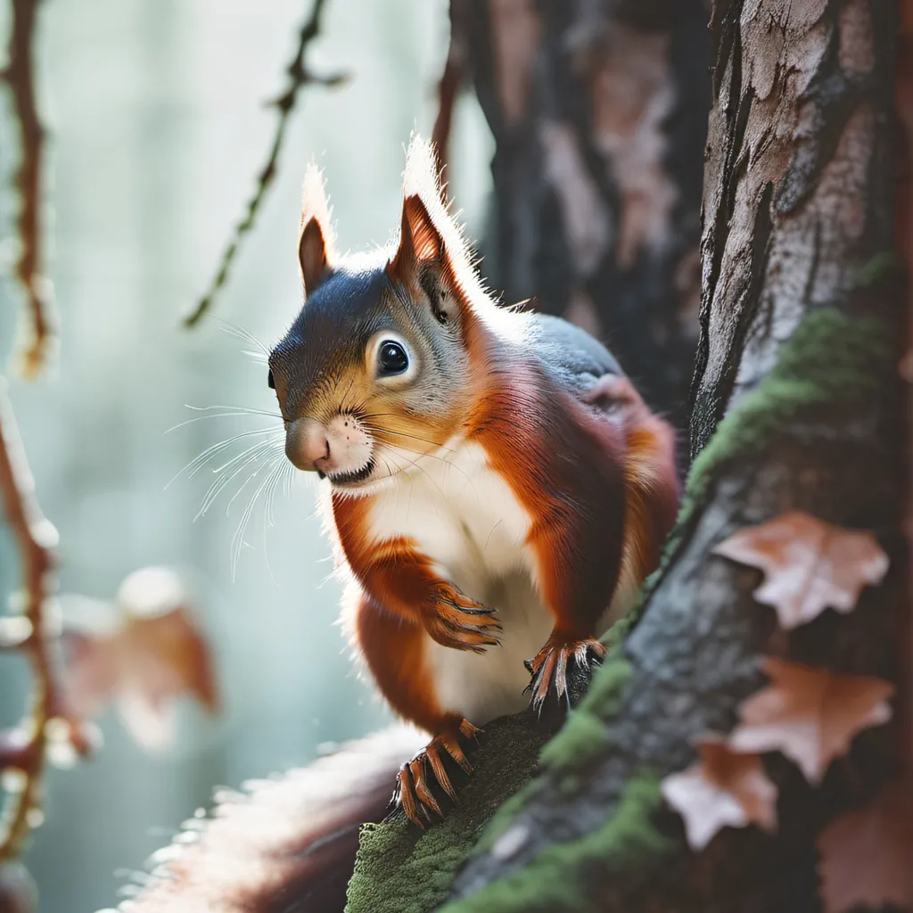 chat with ai character: Squrriells birth.