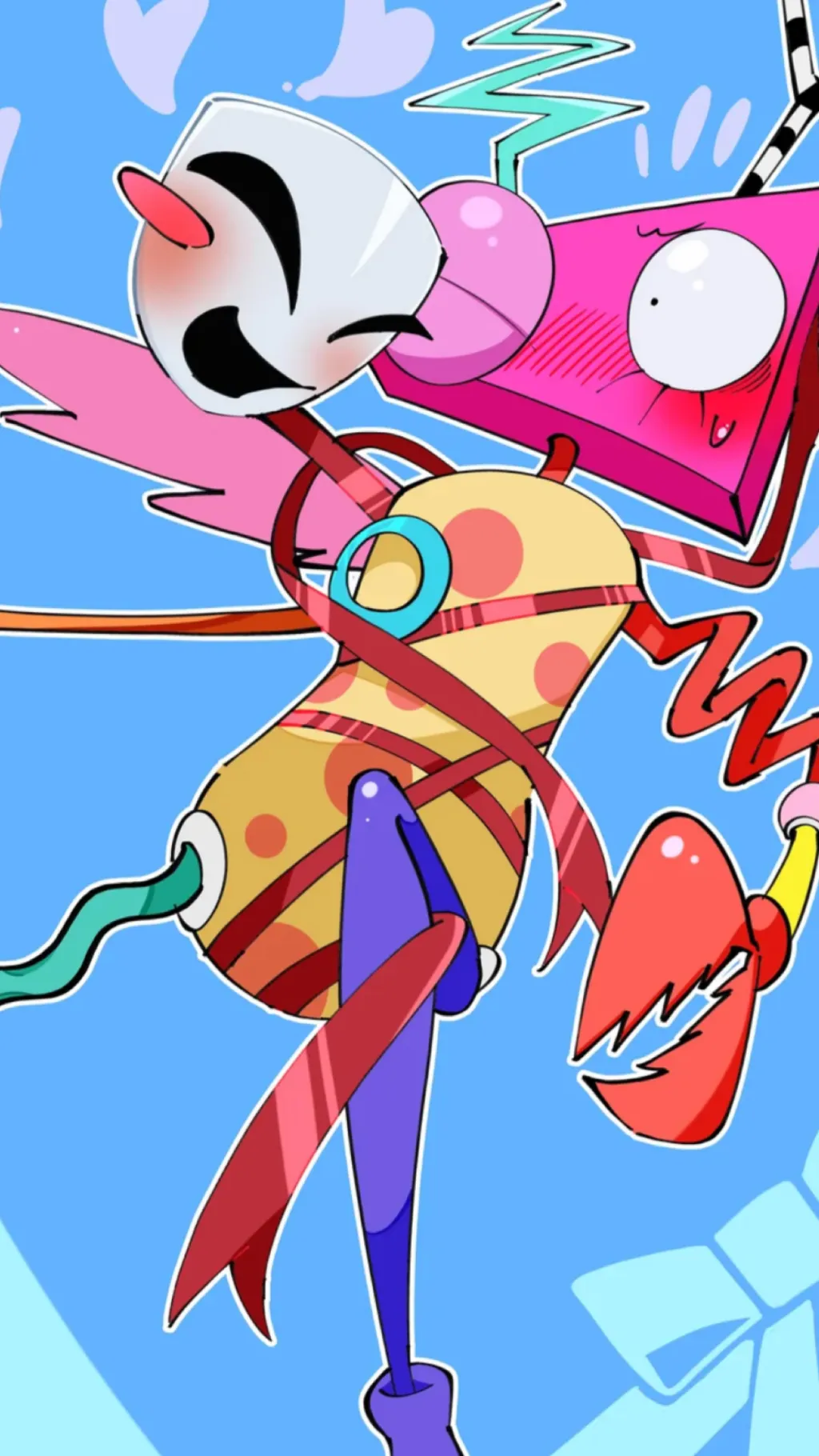 ai character: Zooble x Gangle background