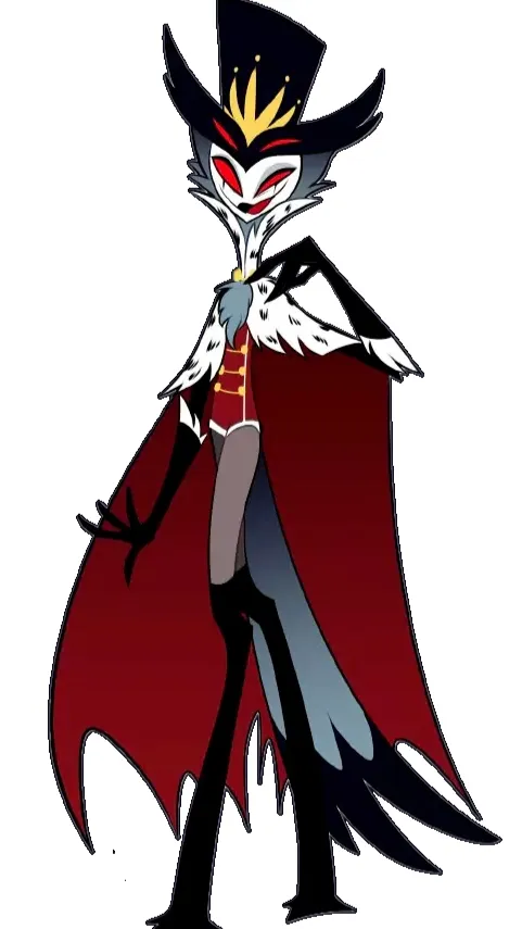 ai character: Blitzø x stolas background