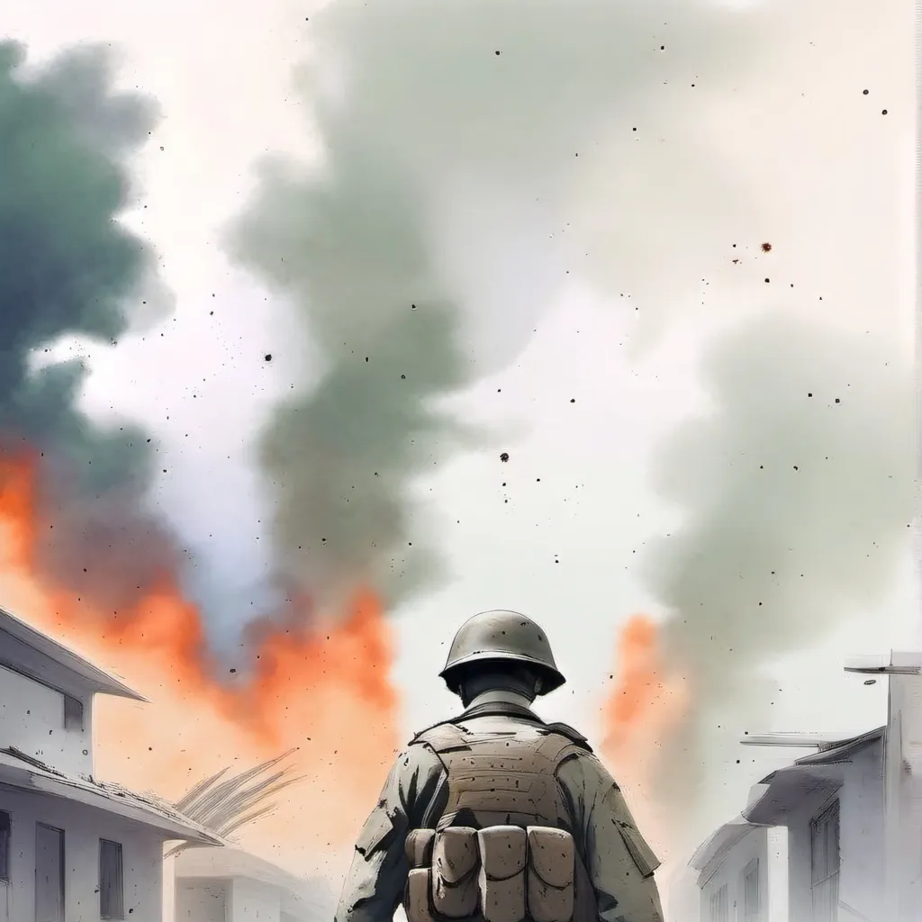 chat with ai character: war.