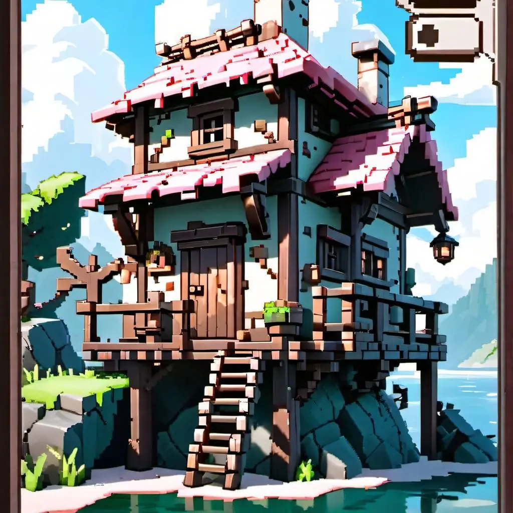 ai character: school camp background