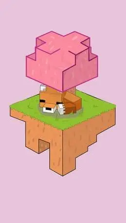 ai character: Minecraft background