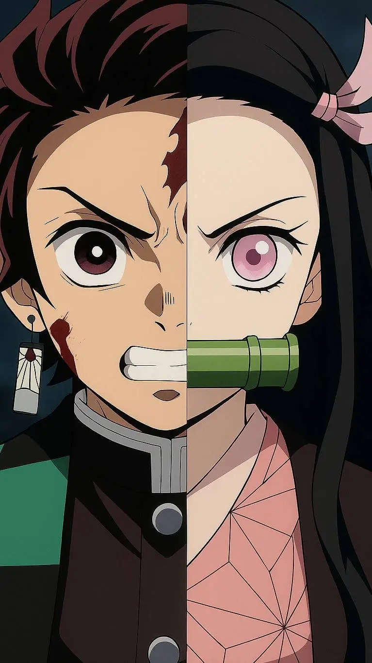 ai character: fusion Kamado background