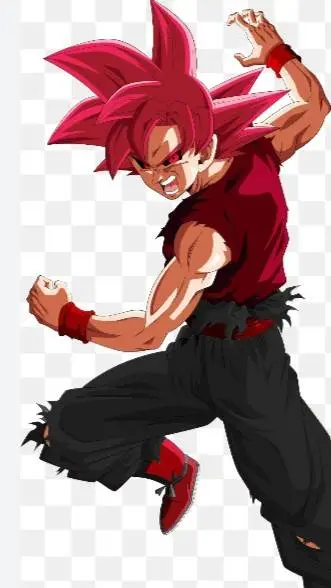 ai character: Goku black background