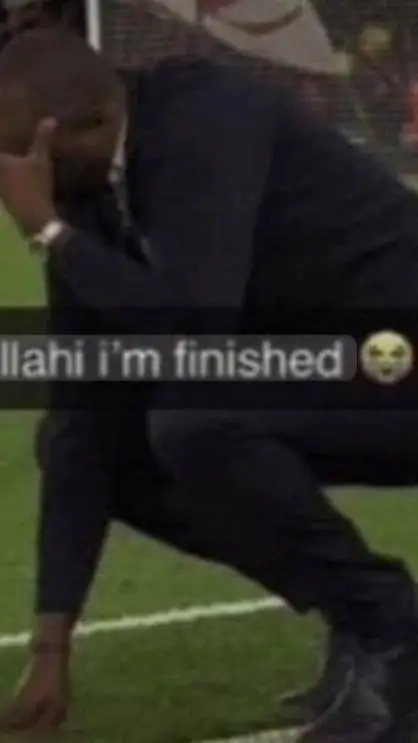 ai character: Wallahi,Im cooked background