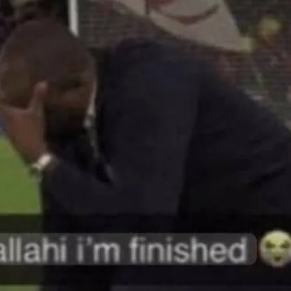 chat with ai character: Wallahi,I'm cooked