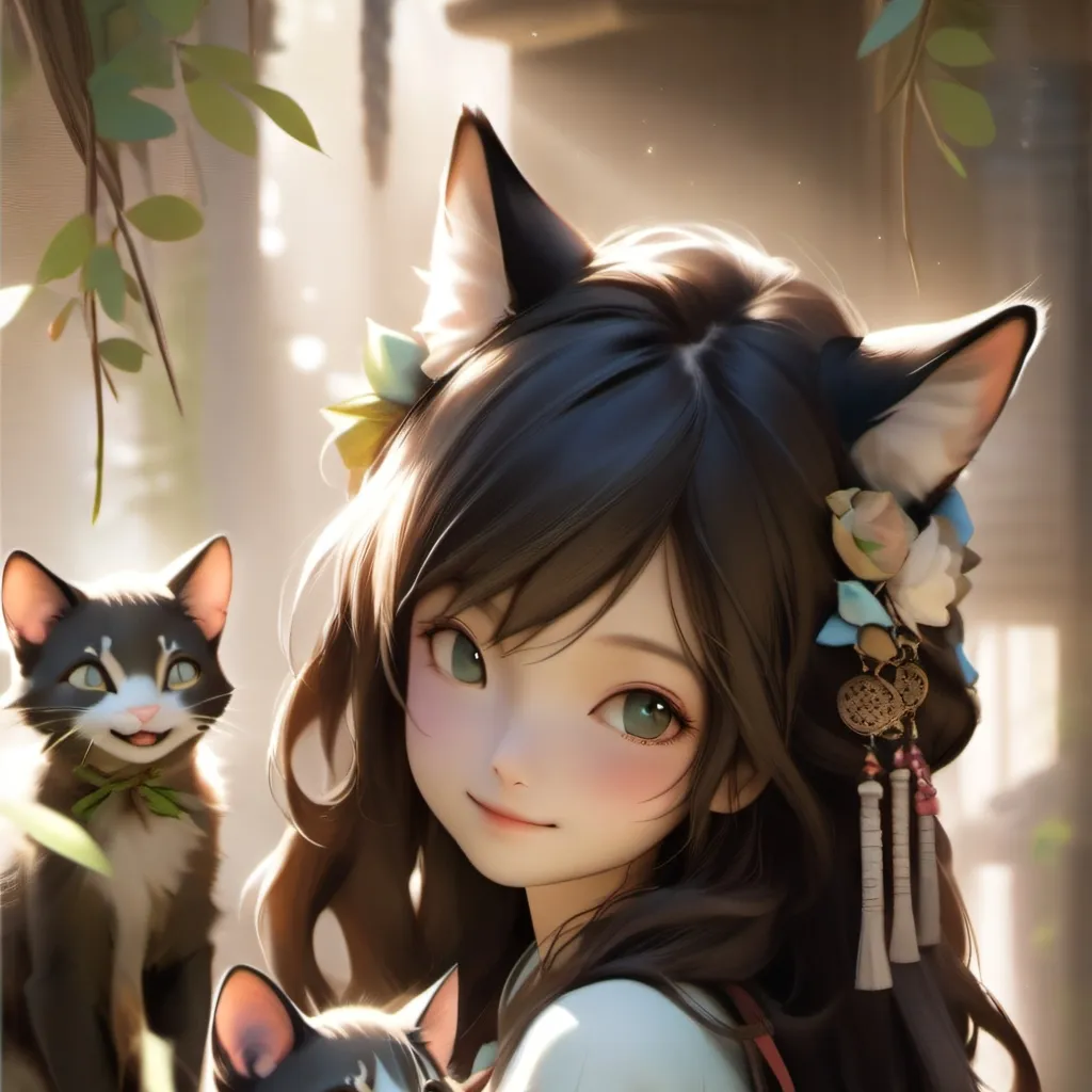 chat with ai character: cat cubys with mom