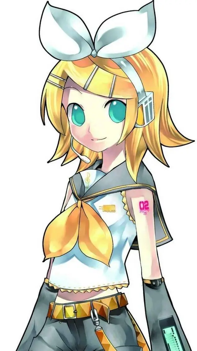ai character: Kagamine rin background