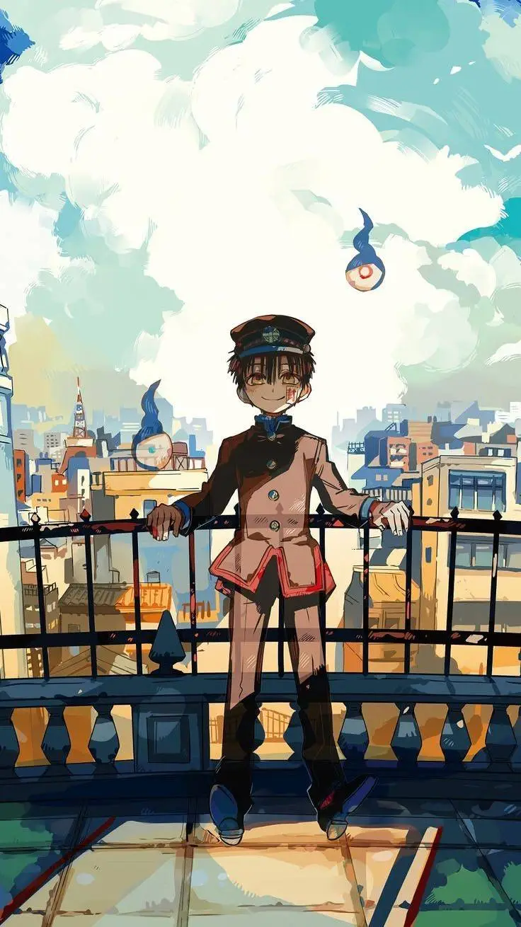 ai character: Hanako Kun 🍩 background