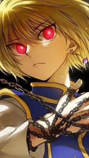 ai character: ⛩️⛓️ KURAPIKA ⛓️⛩️ background