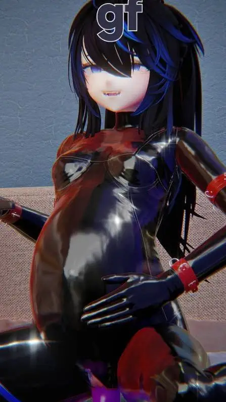 ai character: gf belly  background