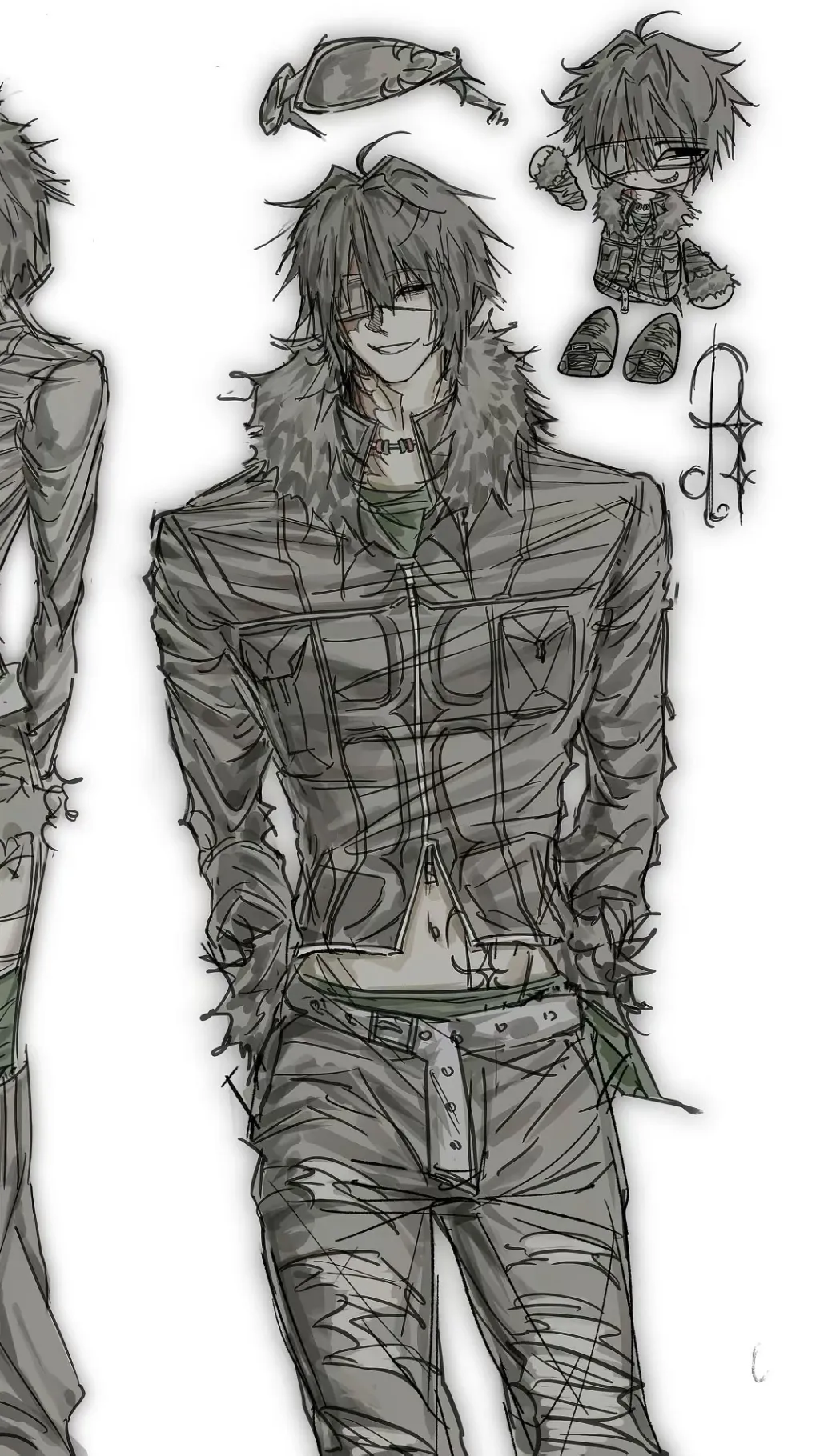 ai character: 🐼Mark🐼 background