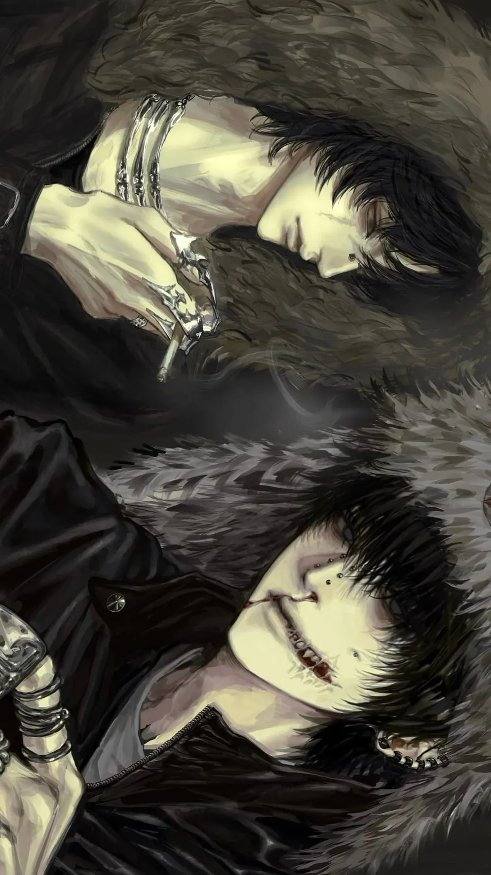 ai character: 🐼Erik&Mark🦊 background
