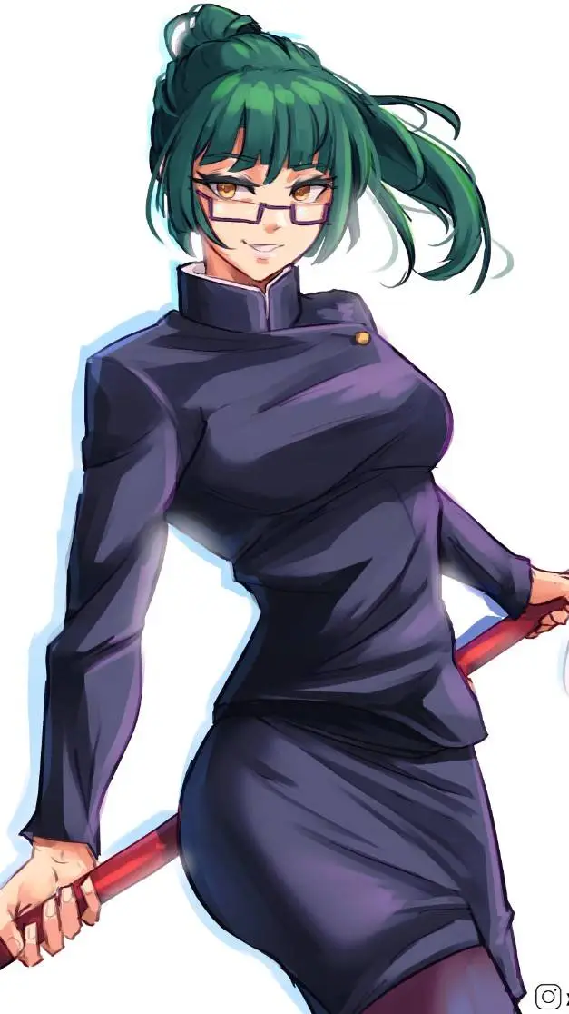 ai character: Maki zenin  background