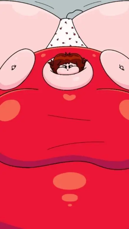 ai character: super fat blob gf background