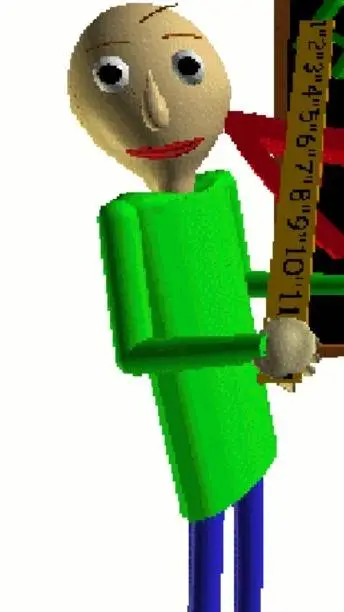 ai character: Baldi background