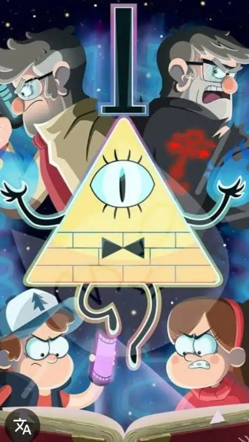 ai character: gravity falls  background