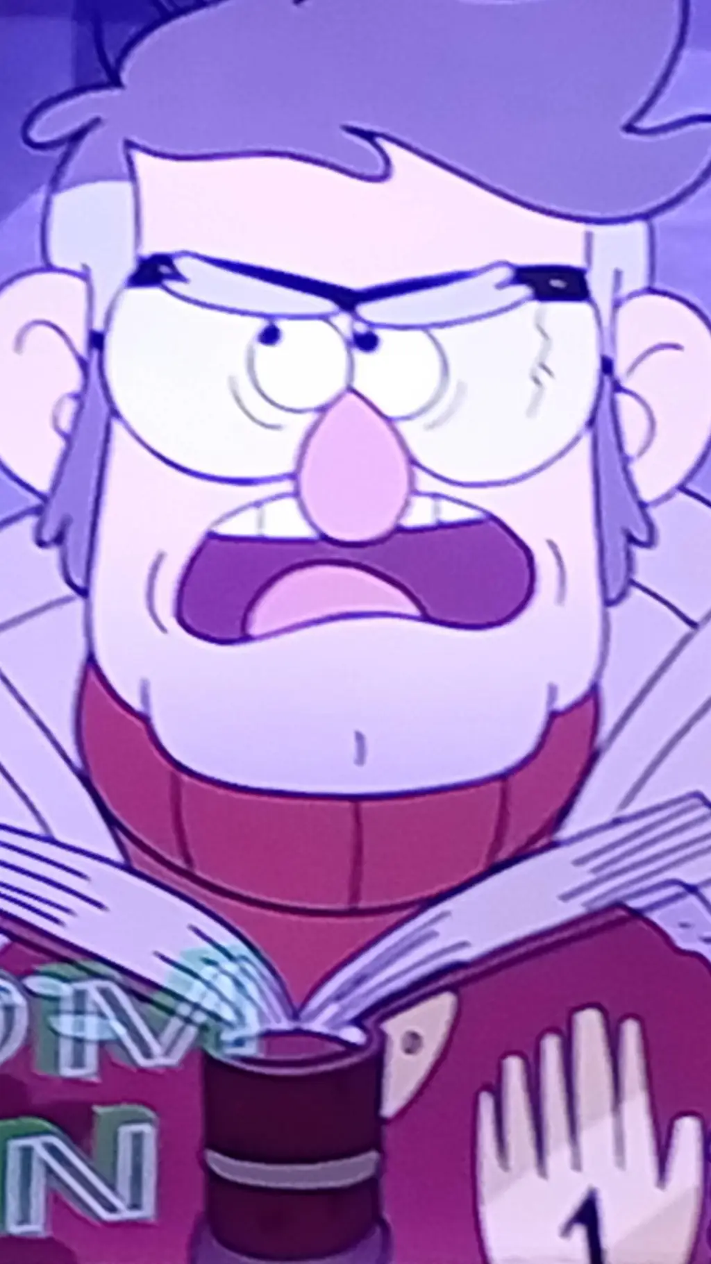 ai character: gravity falls  background