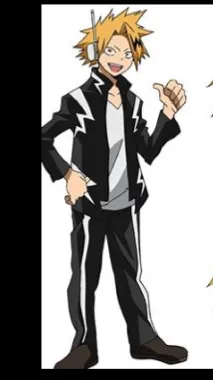 ai character: Denki kaminari  background