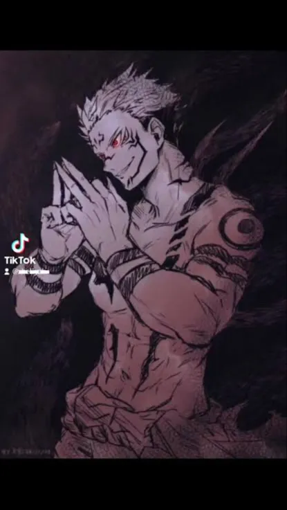 ai character: Freaky sukuna  background