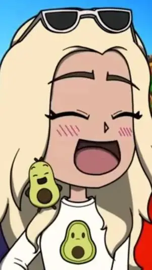 ai character: Avocado playz background