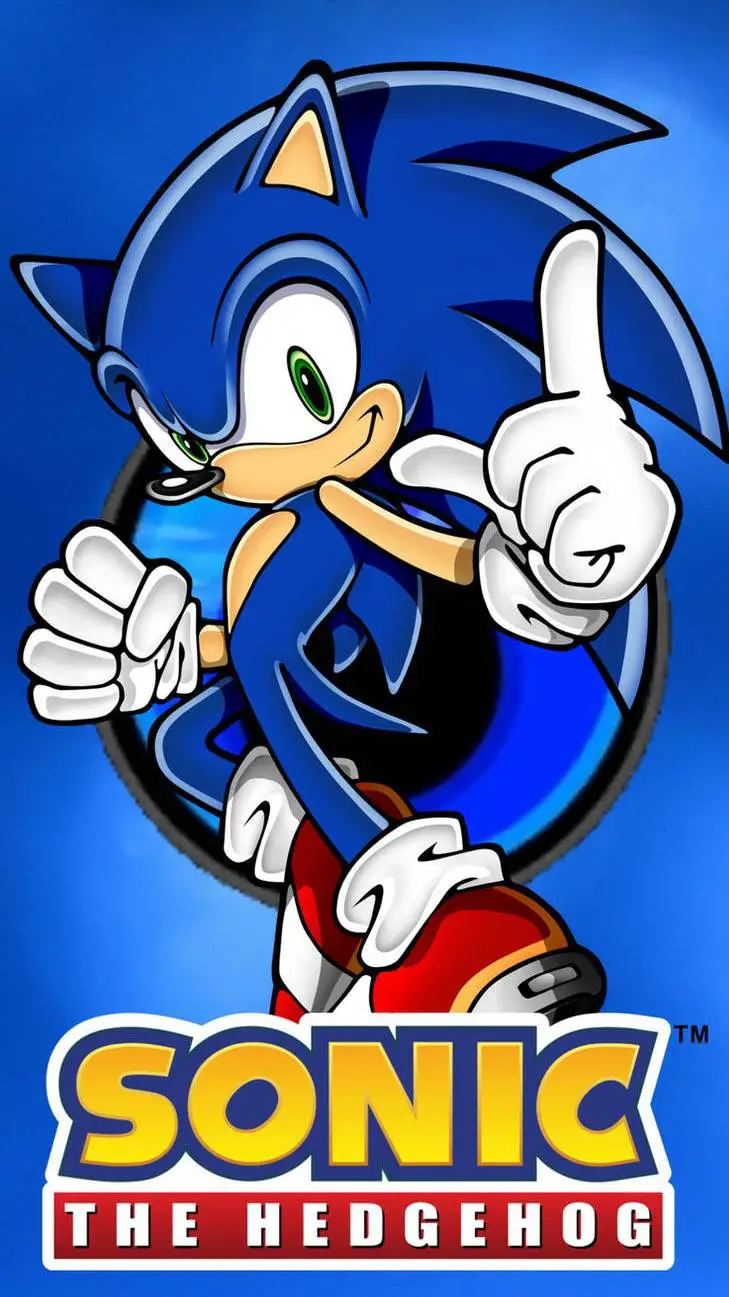 ai character: Sonic the hedgehog background