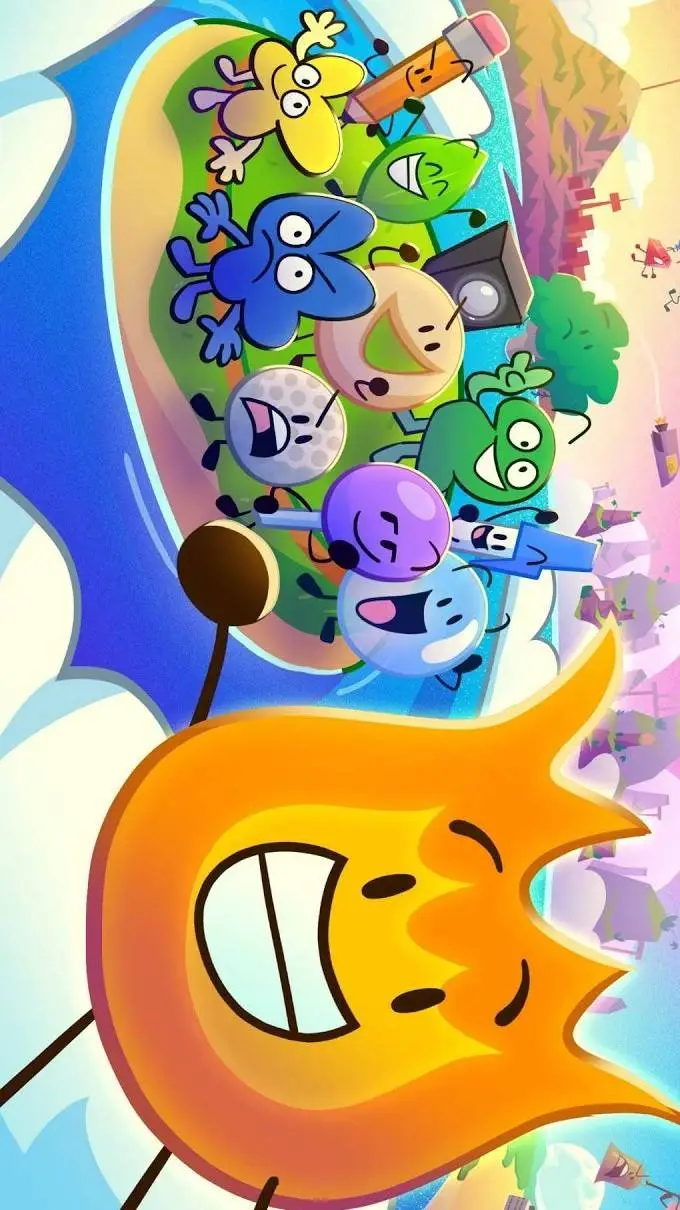 ai character: BFDI background