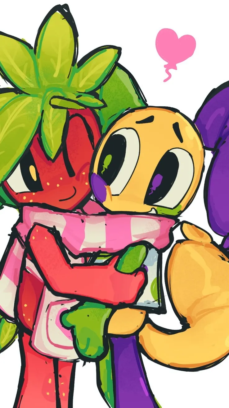 ai character: SPR0UT x L003Y background