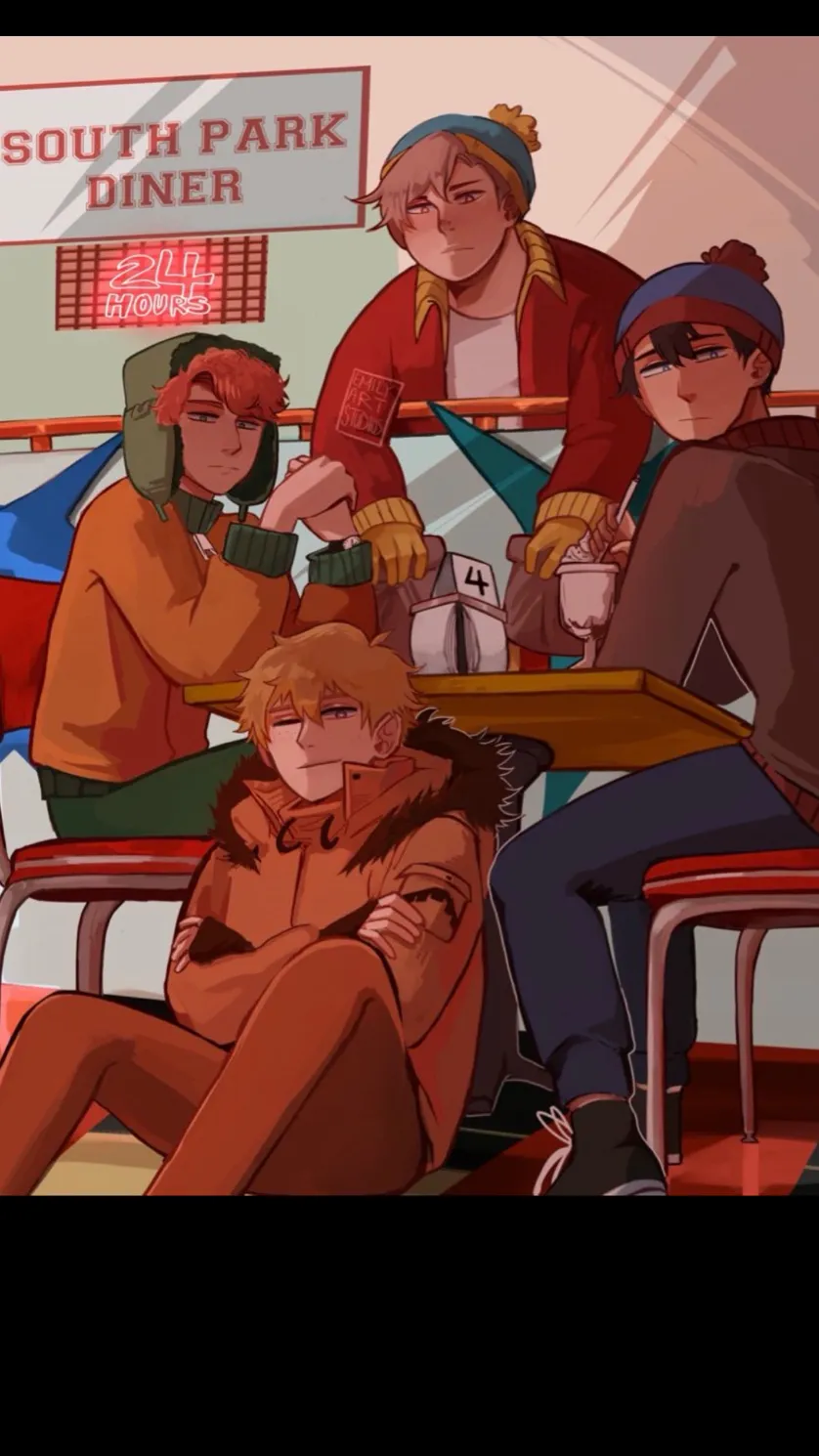 ai character: ✪South park!!!𖤐 background
