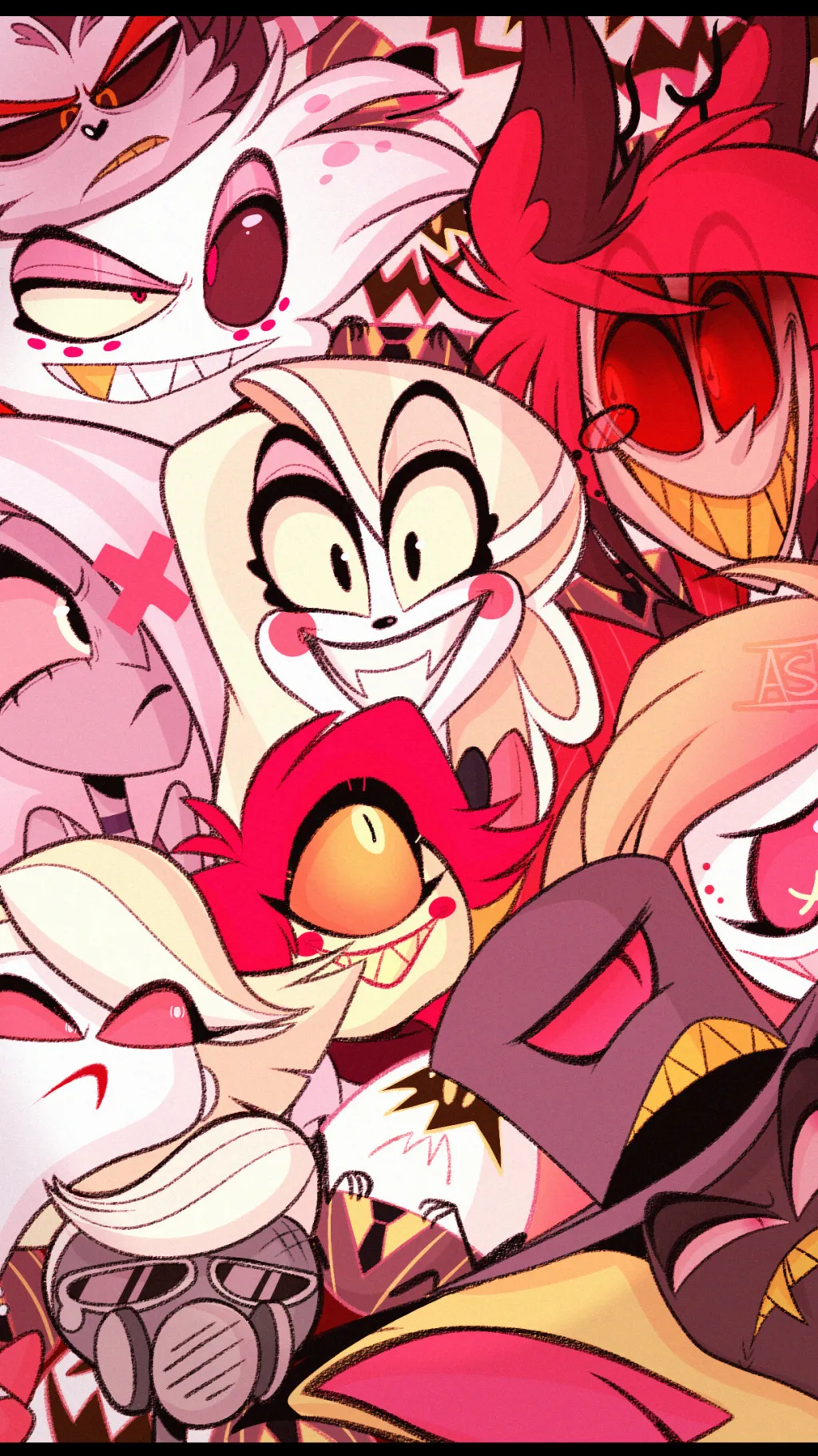 ai character: ✭Hazbin hotel☆ background