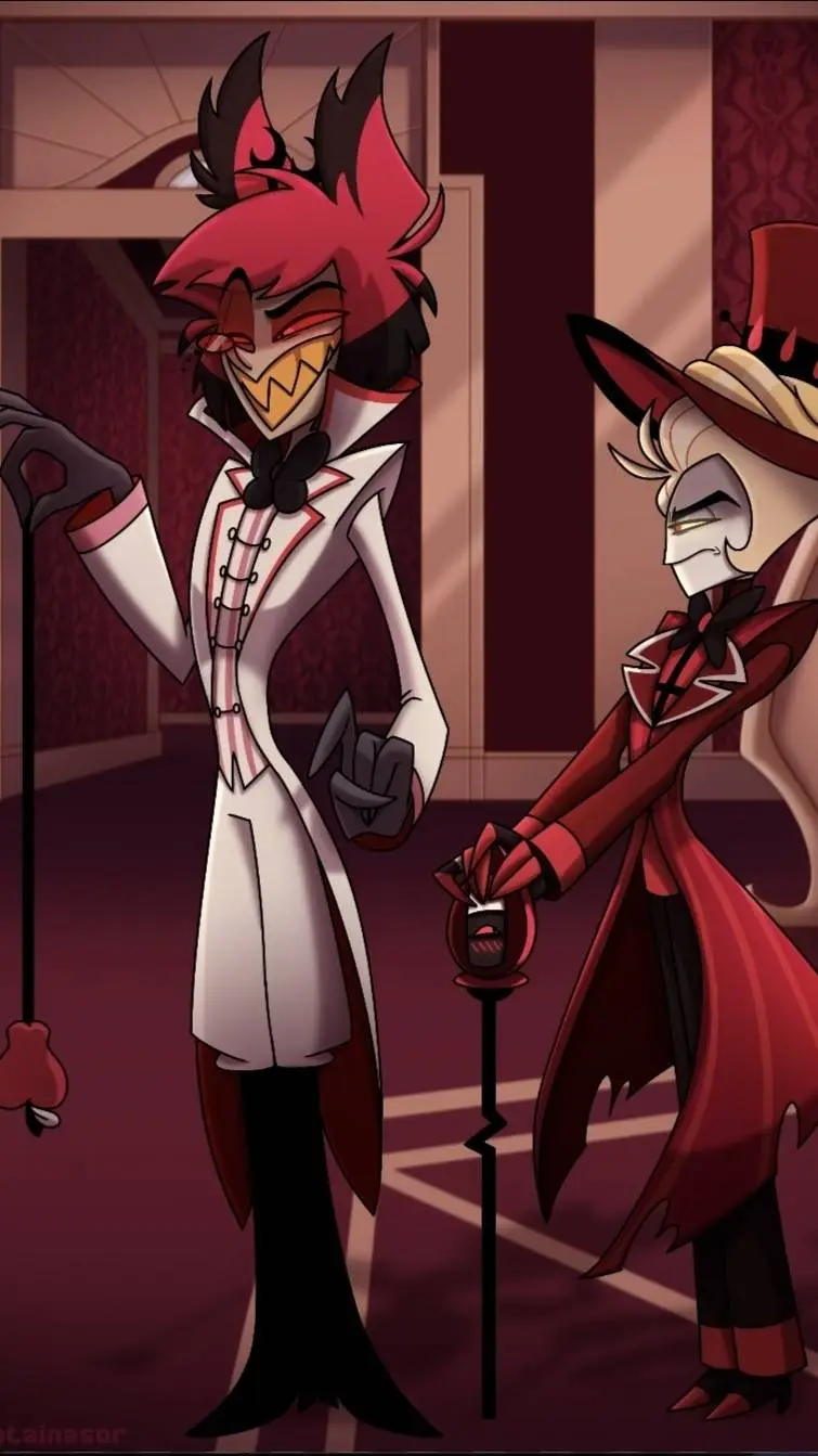 ai character: Alastor & lucifer background