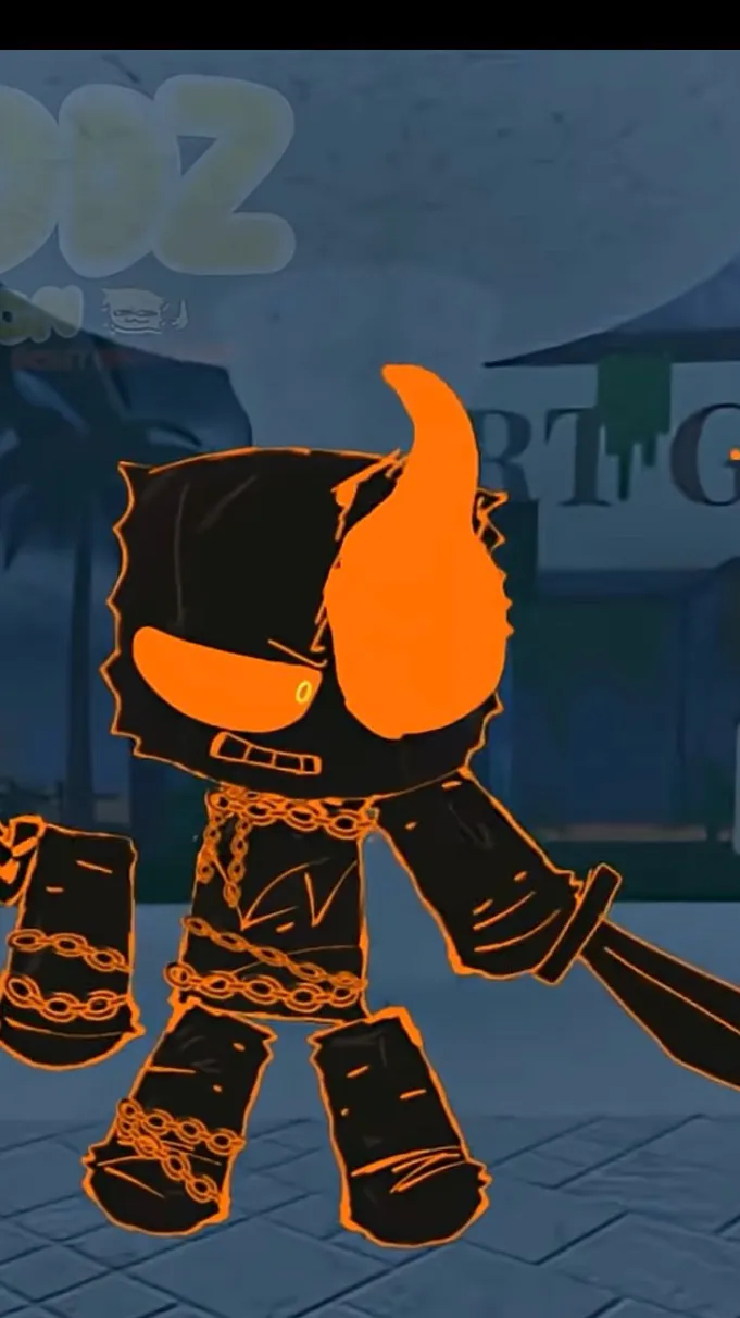 ai character: Uzi & N background