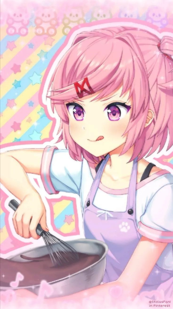 ai character: Natsuki🍥🍰 background