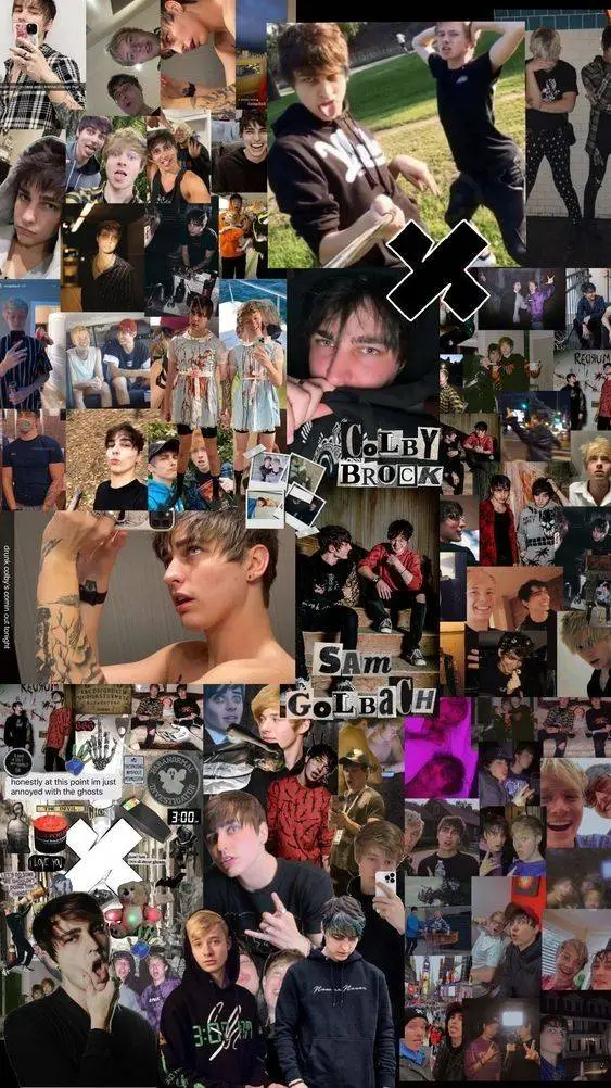 ai character: Colby Brock  background