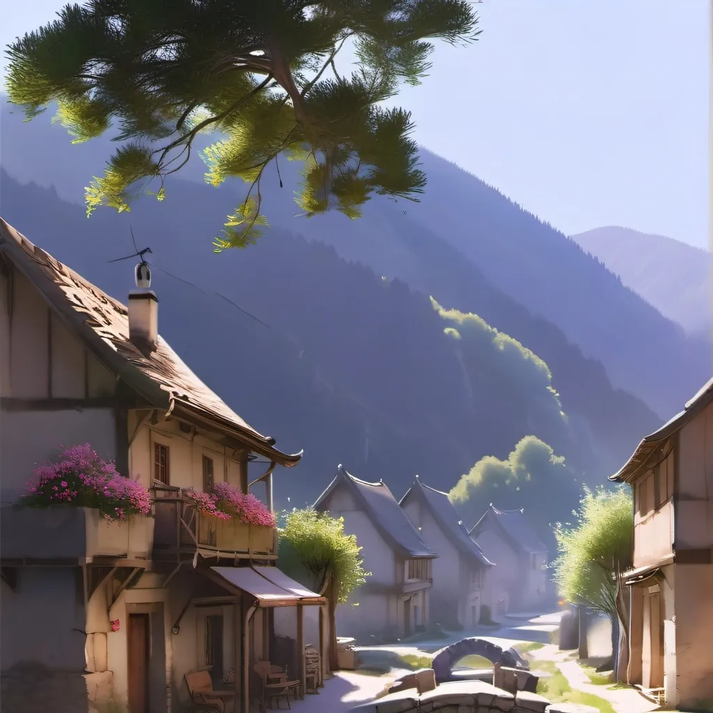 chat with ai character: old age village