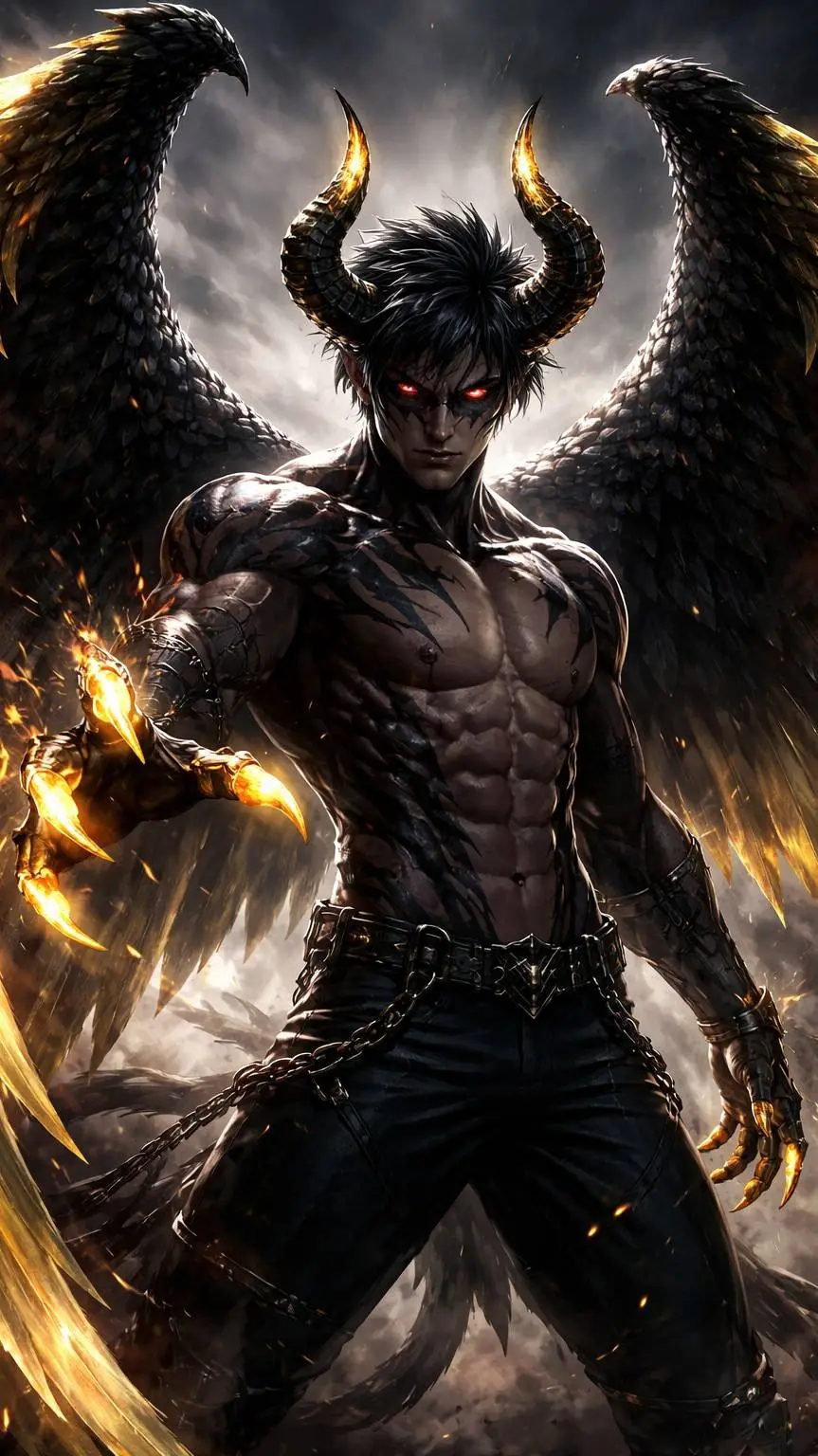 ai character: Devil Jin background
